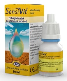 Sensiva unavené suché oči (oční kapky) 1x10 ml