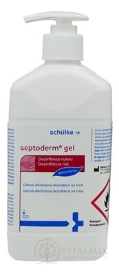 Septoderm gel dezinfekce rukou, s dávkovačem (inov.2021) 1x500 ml