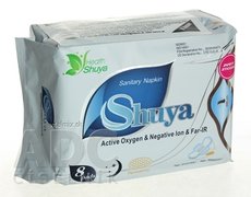 Shuya Ultratenké hygienické vložky Noční s křidélky, Active Oxygen &amp; Negative lon &amp; Far-IR, 1x8 ks