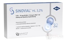 SINOVIAL HL 3,2% intraartikulární roztok hyseliny hylauronové, v předplněné injekční stříkačce s jehlou 1x1 ml