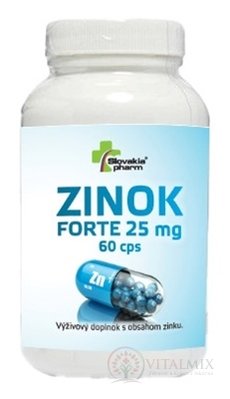 Slovakiapharm ZINEK FORTE 25 mg cps 1x60 ks
