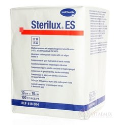 Sterilux ES NEST. kompres nesterilní, se založenými okraji 17 vláken 8 vrstev (10cmx10cm) 1x100 ks