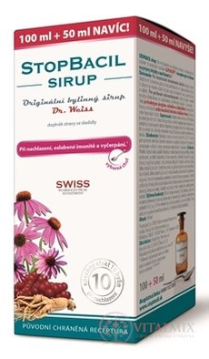 STOPBACIL SIRUP - Dr.Weiss 100 + 50 ml navíc (150 ml)