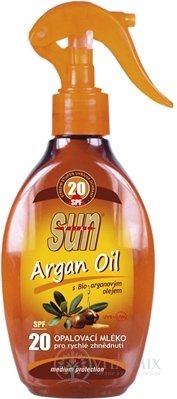 SUN ARGAN OIL opalovací mléko SPF 20 1x200 ml