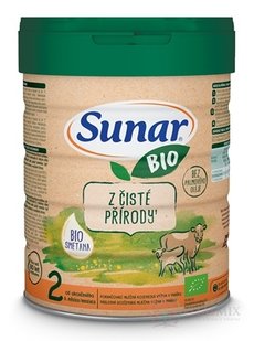 Sunar BIO 2 následná mléčná výživa (od ukonč. 6. měsíce) 1x700 g