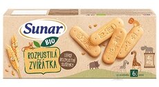 Sunar BIO SUŠENKY Rozpustilá zvířátka lehce rozpustná (od ukonč. 6. měsíce) 4x40 g (160 g)