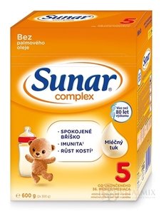 Sunar Complex 5 mléčná výživa (od ukonč. 36. měsíce) (inov.2020) 1x600 g