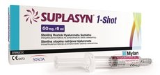 SUPLASYN 1-Shot viskoelastický materiál sterilní roztok hyaluronátu sodného 60 mg / 6 ml, 1x6 ml