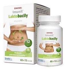 SWISS Imunit LAKTOBACILY cps 60 + 12 zdarma (72 ks)