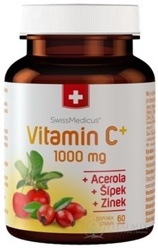SwissMedicus Vitamin C + 1000 mg cps 1x60 ks