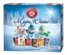 TEEKANNE MAGIC WINTER KOLEKCE 2017 čaje (M.Apple, G.Lem., S.Cherr., MM, F.Oran., W.Time) 6x5 nálevových sáčků, 1x1 set
