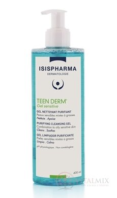 TEEN DERM Gel Sensitive čistící gel pro citlivou pleť se sklonem k akné 1x400 ml