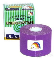 TEMTEX KINESOLOGY TAPE tejpovací páska, 5 cm x 5 m, fialová 1x1 ks