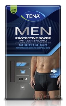 TENA Men Protective Boxer M pánské prací inkontinenční boxerky 1x1 ks