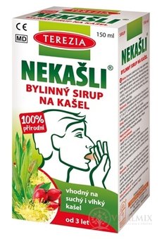 TEREZIA nekašle bylinný sirup na kašel 1x150 ml