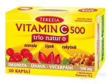 TEREZIA VITAMIN C 500 trio natur+ cps 1x30 ks