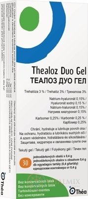 Thealoz Duo Gel tekutý oční gel 30x0,4 g