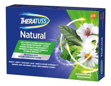 THERATUSS Natural pastilky s příchutí malina 1x16 ks