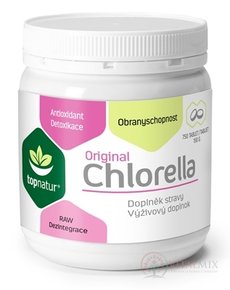 topnatur CHLORELLA Original tbl (hmotnost obsahu 150 g) (inov.2017) 1x750 ks