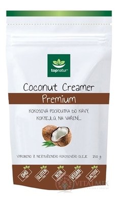 topnatur COCONUT Creamery Premium kokosová pochoutka do kávy, prášek, 1x150 g
