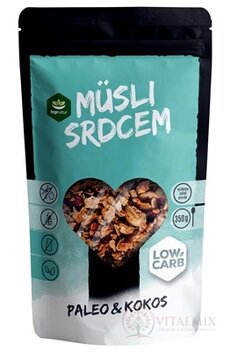 topnatur Müsli srdcem Pale &amp; Kokos LOW CARB 1x350 g