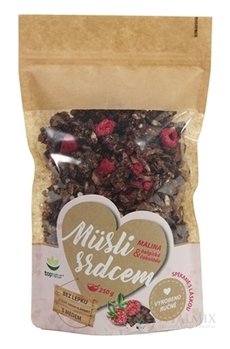 topnatur Müsli srdcem MALINA &amp; Belgická čokoláda 1x250 g