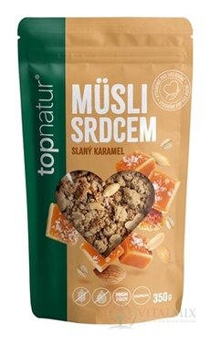 topnatur Müsli srdcem Slaný karamel 1x350 g