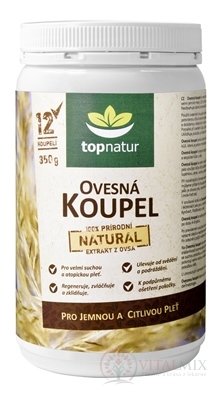 topnatur ovesnou koupel přípravek do koupele, prášek 1x350 g