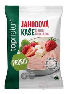 topnatur Probio KAŠE Jahoda a bílá čokolada instantní rýžová kaše 1x60 g
