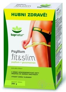 topnatur PSYLLIUM fit &amp; slim krabice prášek, 1x200 g