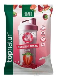 topnatur SLIM&amp;FIT PROTEIN SHAKE Jahoda prášek 1x30 g
