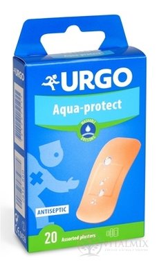 URGO Aqua-protect omyvatelná náplast, 3 velikosti, 1x20 ks