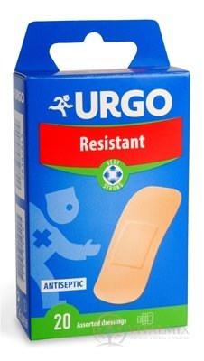 URGO Resistant odolná náplast, 3 velikosti, 1x20 ks