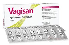 Vagisan HydroKrém Cremolum vaginální čípky 1x16 ks