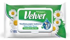 Velvet Camomile &amp; Aloe vera vlhčený toaletní papír 1x42 ks