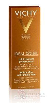 VICHY Ideal SOLEIL Autobronzant hydratační samoopalovací mléko, inov.2018 (M8071906) 1x100 ml