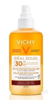 VICHY Idéal Soleil PROT WATER SPF 30 R18 ochranná voda s betakarotenem (MB054500) 1x200 ml