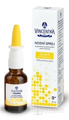 VINCENTKA nosní sprej JUNIOR hypotonický 1x25 ml