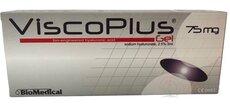 ViscoPlus Gel 2,5% hyaluronát sodný v injekční stříkačce, viskoelastický intraartikulární roztok 1x3 ml