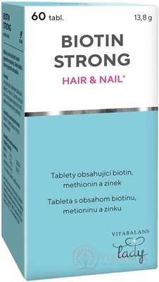 Vitabalans BIOTIN STRONG HAIR&amp;NAIL tbl 1x60 ks