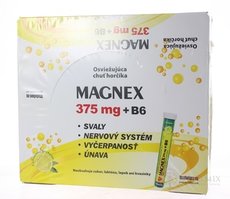 Vitabalans MAGNEX 375 mg + B6 effervescent DISPLEJ tbl eff Lemon 12x20 ks