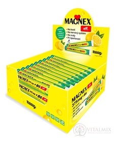 Vitabalans MAGNEX 375 mg + B6 effervescent DISPLEJ tbl eff Lemon 18x20 ks, 1x1 set