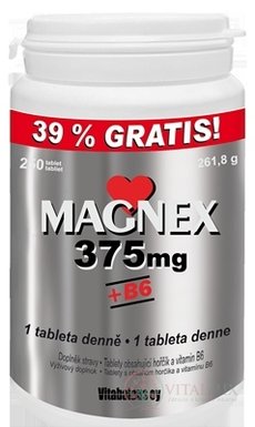 Vitabalans MAGNEX 375 mg + B6 tbl 1x250 ks