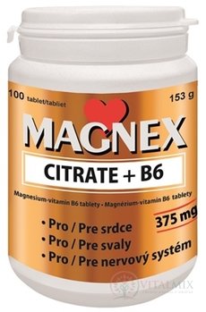 Vitabalans MAGNEX CITRATE + B6 tbl 1x100 ks