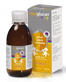 VITAGLUCAN SIRUP dětský sirup s citrónovou příchutí, stimuluje imunitu (inů. 2019) 1x250 ml