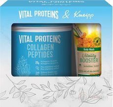 VITAL PROTEINS + Kneipp Dárkové balení Collagen Peptides prášek 567 g + Vitality Booster sprchový gel 200 ml, 1x1 set