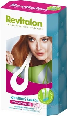 VITAR Revitalon Kofeinový šampon Duopack výhodné balení 2x250 ml, 1x1 set