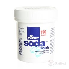 VITAR soda tablety hydrogenuhličitan sodný, tbl 1x150 ks