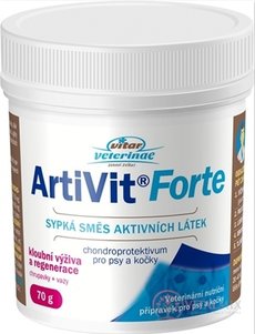 VITAR Veterinae Artivit Forte sypká směs 1x70 g