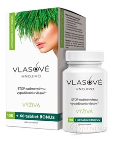Vlasové hnojivo tbl 150+60 zdarma (210 ks)